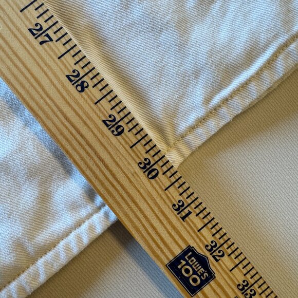 Free Assembly Canvas Pea Coat Small Natural Tan Cotton Double Breasted - Picture 6 of 12